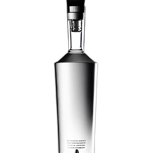 bottle, crown, weapon, 3d render transparent PNG cut-out