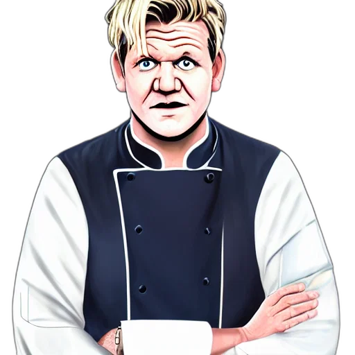 jacket, staff, food, face, cartoon, concept art, pixel art, photorealistic transparent PNG cut-out