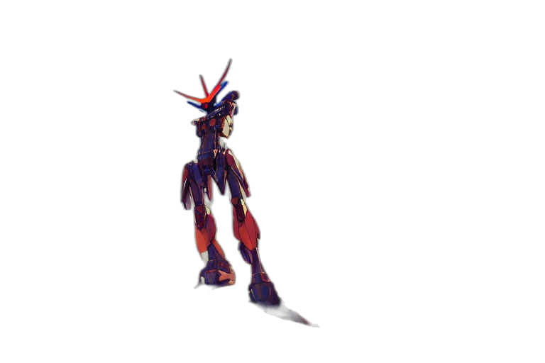robot, staff, weapon, creature transparent PNG cut-out