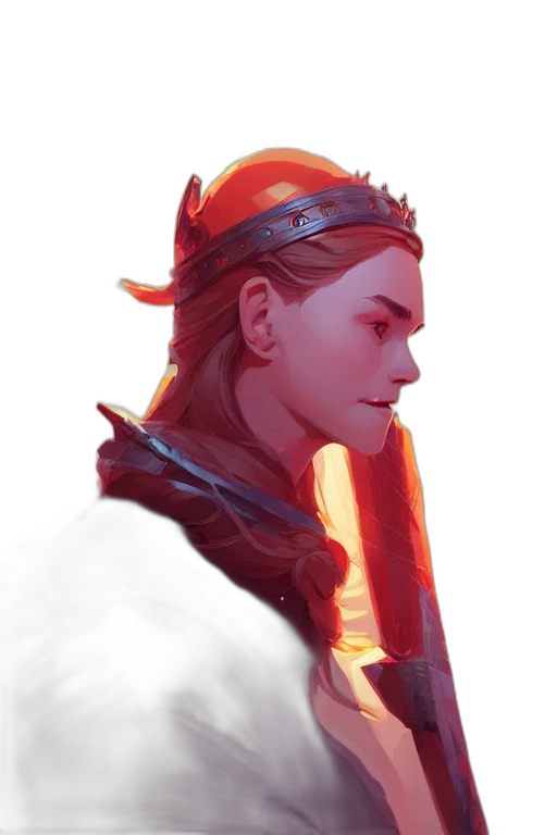 staff, crown, face, sword transparent PNG cut-out