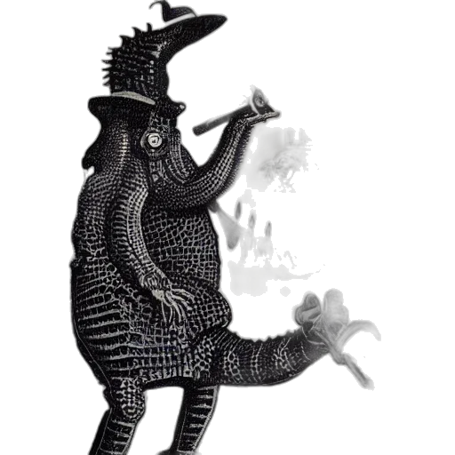 dragon, animal, creature, staff, concept art, fantasy art, pixel art, cartoon transparent PNG cut-out
