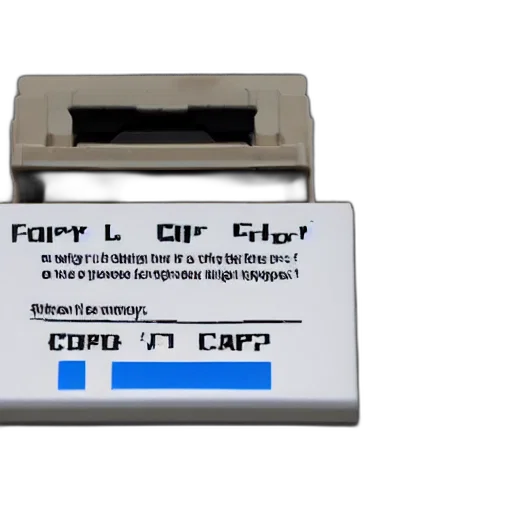 robot, weapon, 3d render, floppy, disk, labelled, cheat, codes transparent PNG cut-out
