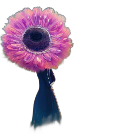 flower, umbrella, crown, staff, 3d render, photorealistic, watercolor, concept art transparent PNG cut-out