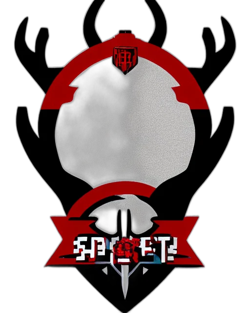staff, pixel art, concept art, fantasy art, 3d render, esports, logo, stag transparent PNG cut-out