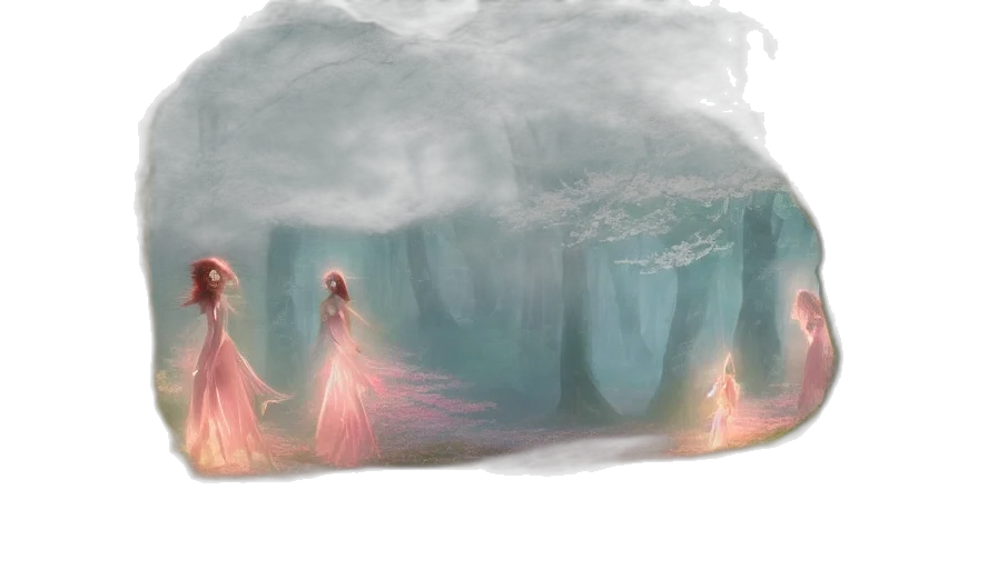 concept art, fantasy art, watercolor, pixel art transparent PNG cut-out