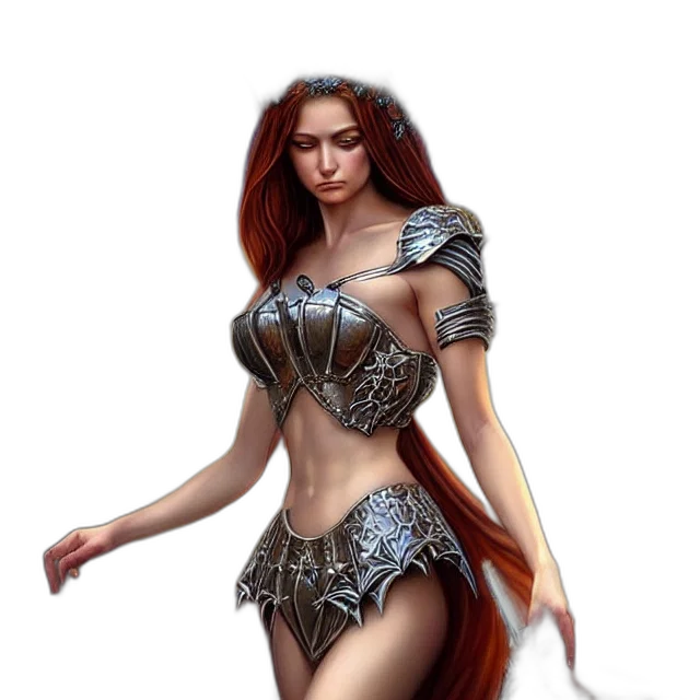 dress, sword, fantasy art, concept art, comic book art, pixel art, beautiful, adult transparent PNG cut-out