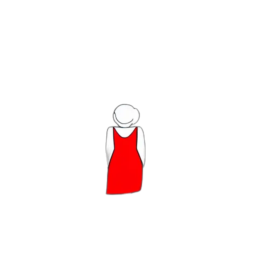 dress, jewelry, jacket, face, pixel art, concept art, 3d render, cartoon transparent PNG cut-out