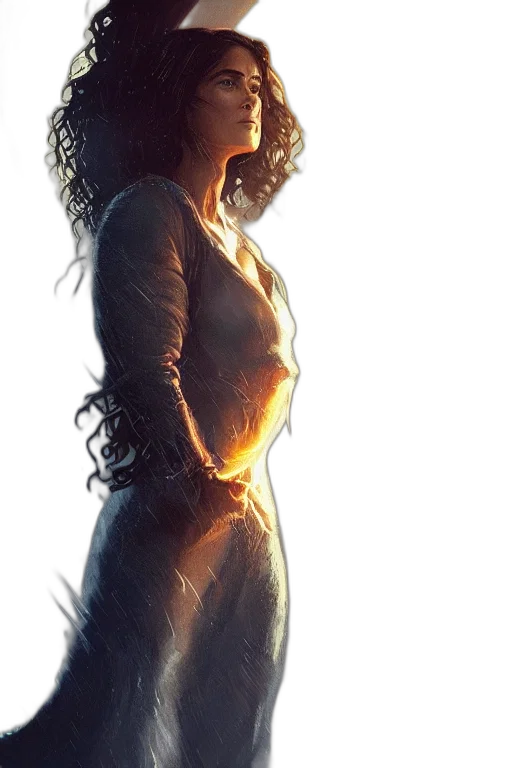dress, hair, concept art, comic book art transparent PNG cut-out