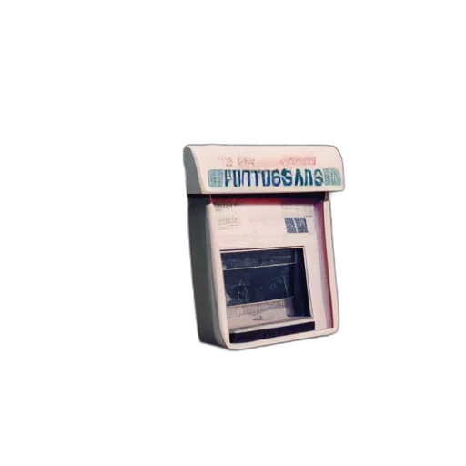 robot, furniture, building, bottle, vaporwave, 3d render, pastel, old transparent PNG cut-out