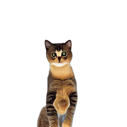 staff, animal, creature, jacket, photorealistic, 3d render, concept art, cute transparent PNG cut-out
