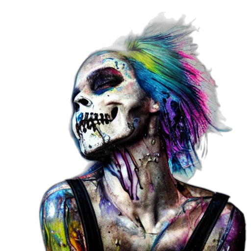mask, face, jewelry, creature, cyberpunk, photorealistic, watercolor, fantasy art transparent PNG cut-out