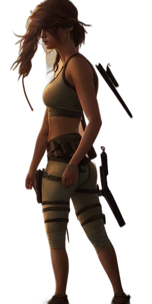 weapon, staff, concept art, 3d render transparent PNG cut-out