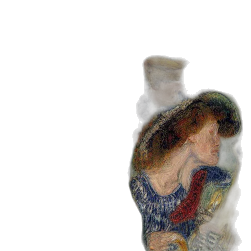 dress, bottle, jewelry, oil painting transparent PNG cut-out