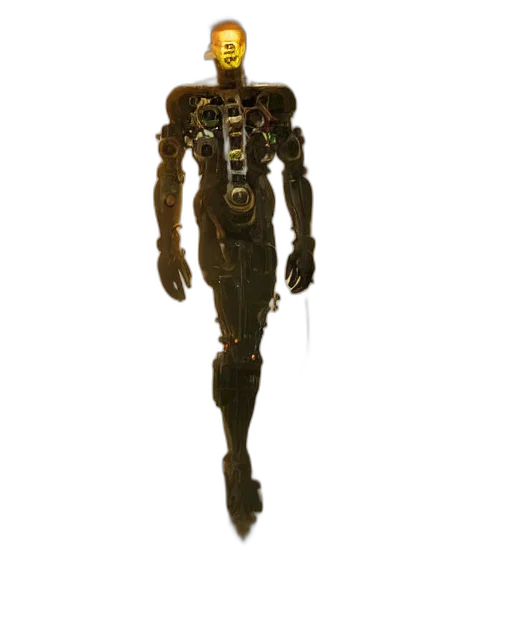 robot, creature, staff, animal transparent PNG cut-out