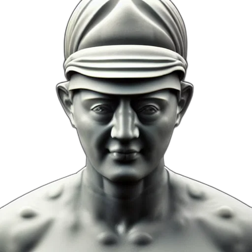 face, hat, staff, mask, 3d render, photorealistic, concept art, cartoon transparent PNG cut-out