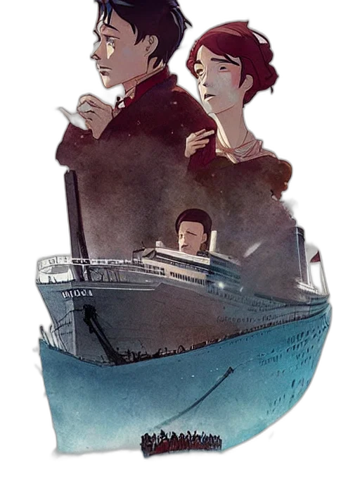 concept art, watercolor, comic book art, fantasy art transparent PNG cut-out