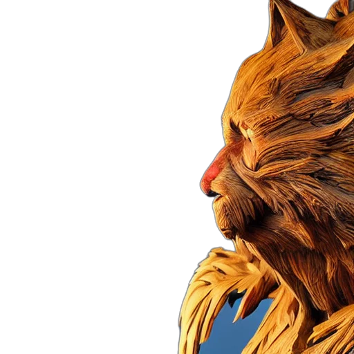mask, animal, creature, hair, 3d render, photorealistic, fantasy art, concept art transparent PNG cut-out