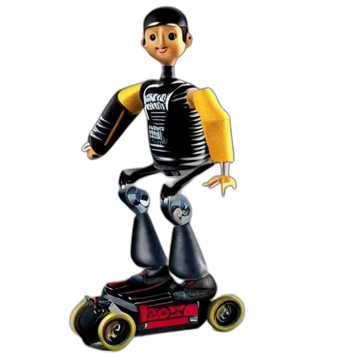 robot, 3d render, concept art, tony, hawk, pro transparent PNG cut-out