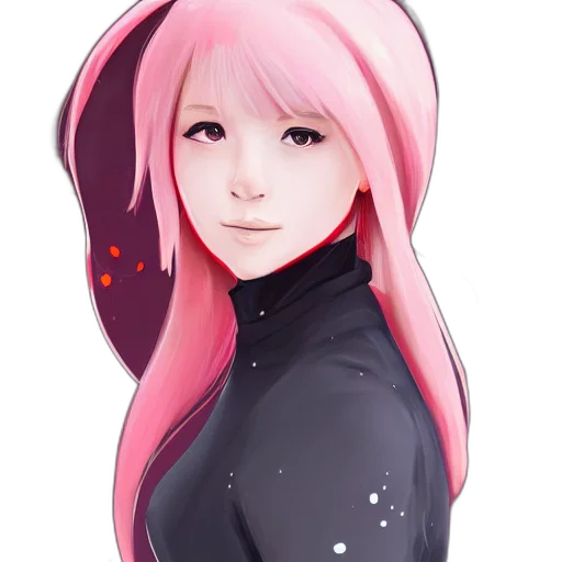 staff, face, anime, fantasy art transparent PNG cut-out