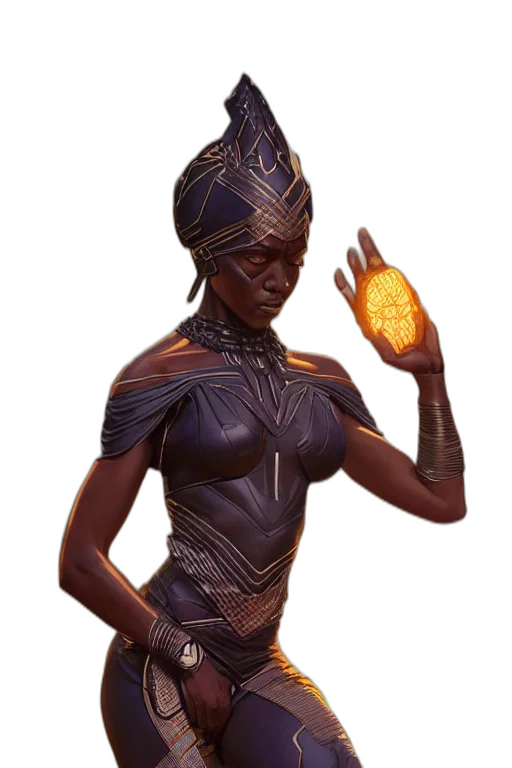 crown, jewelry, staff, dress, concept art, fantasy art, pixel art, comic book art transparent PNG cut-out