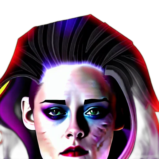 face, mask, robot, hair transparent PNG cut-out