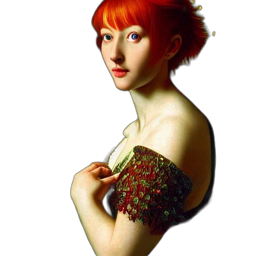 dress, jewelry, crown, face transparent PNG cut-out