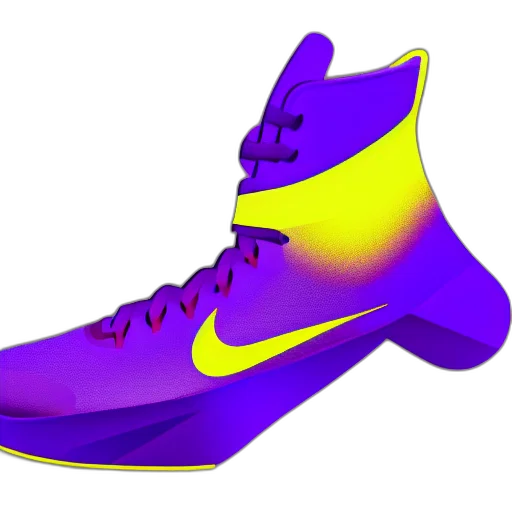 shoes, 3d render, concept art, photorealistic transparent PNG cut-out