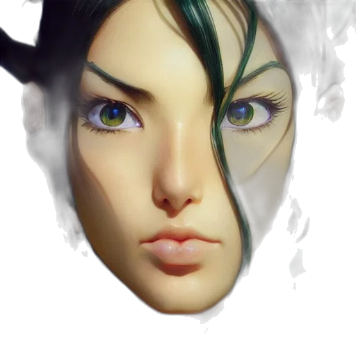 face, mask, dragon, creature transparent PNG cut-out
