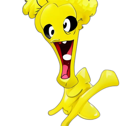 staff, animal, creature, cartoon, concept art, 3d render, despacito transparent PNG cut-out