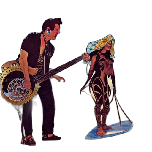 mask, staff, concept art, comic book art transparent PNG cut-out