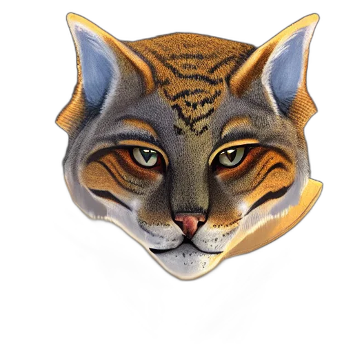 mask, jewelry, animal, photorealistic, 3d render, fantasy art, watercolor, style transparent PNG cut-out