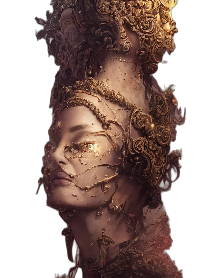 mask, crown, face, jewelry transparent PNG cut-out