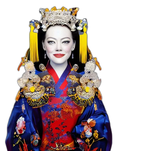 crown, mask, face, photorealistic transparent PNG cut-out