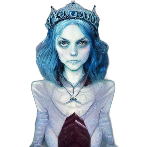 crown, dress, face, jewelry transparent PNG cut-out