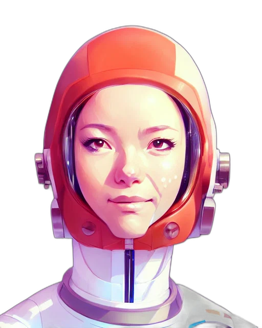 robot, face, mask, staff, concept art, cyberpunk, 3d render, photorealistic transparent PNG cut-out