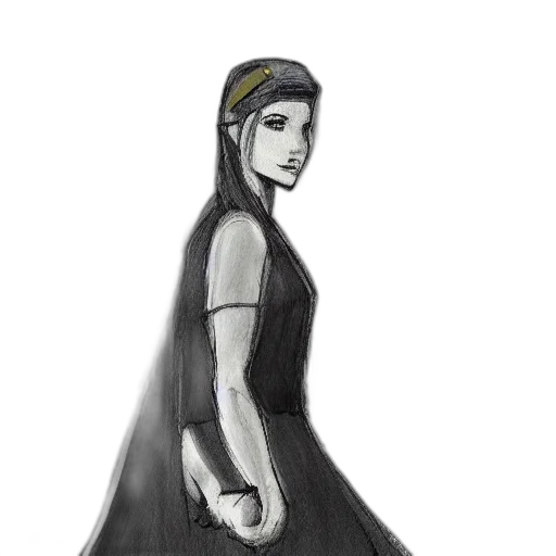 dress, crown, mask, staff transparent PNG cut-out