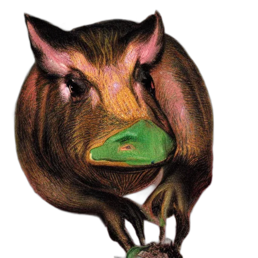 animal, creature, mask, face transparent PNG cut-out