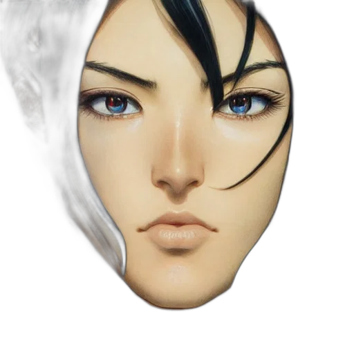 mask, face, hair, crown transparent PNG cut-out
