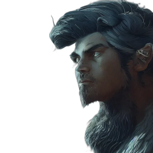 face, dragon, creature, hair, fantasy art, concept art, photorealistic, comic book art transparent PNG cut-out