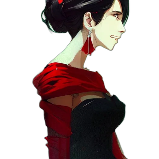 dress, mask, staff, face transparent PNG cut-out
