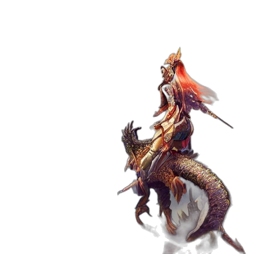 dragon, sword, weapon, animal transparent PNG cut-out