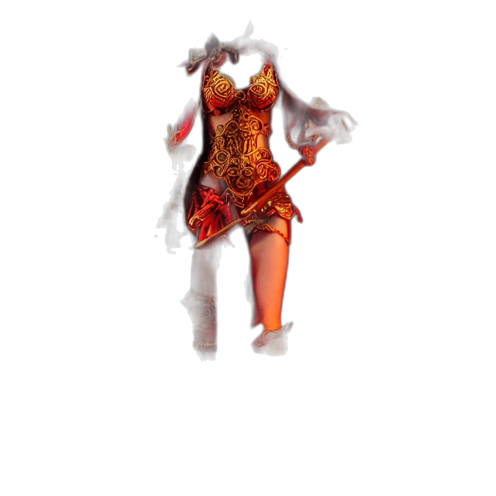 dress, staff, robot, mask transparent PNG cut-out