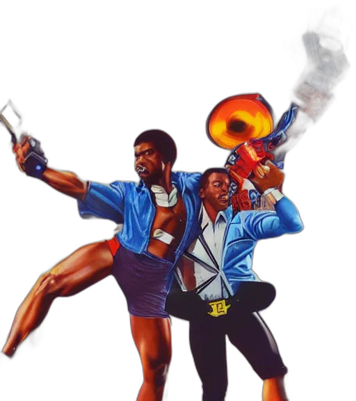jacket, staff, concept art, comic book art, pixel art, fire, retro, commodore transparent PNG cut-out