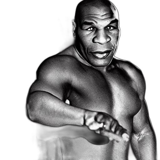 animal, photorealistic, comic book art, concept art, mike, tyson, dracula, film transparent PNG cut-out