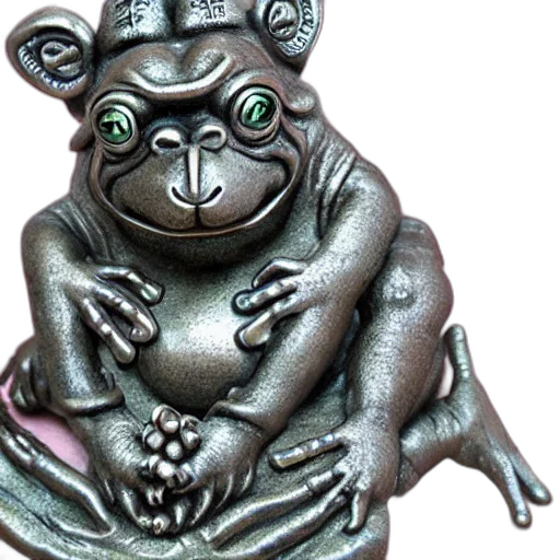 jewelry, creature, 3d render, photorealistic transparent PNG cut-out