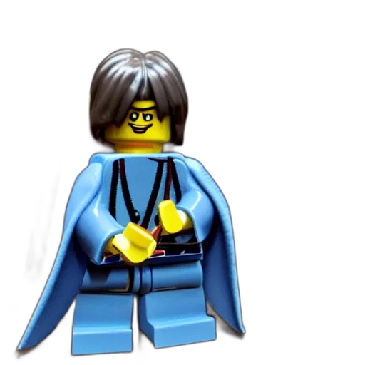 staff, jacket, 3d render, concept art, blue, lego, samurai, kenshin transparent PNG cut-out