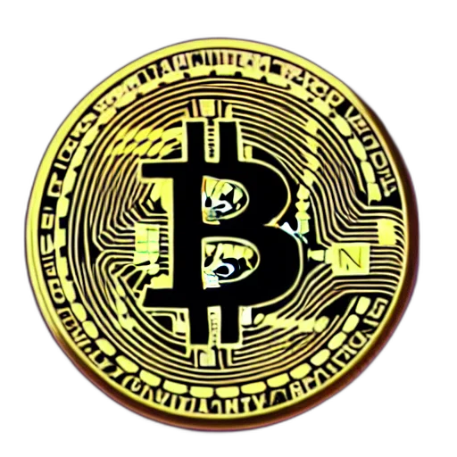 bitcoin, cheesecake, macro, beeple transparent PNG cut-out