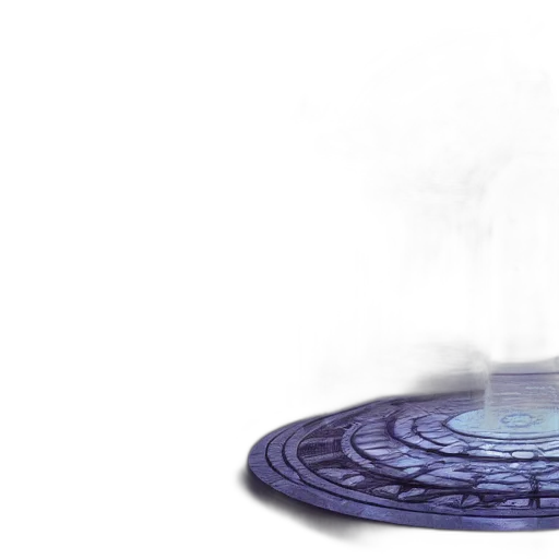 hair, 3d render, concept art, fire, entrance, ethereal, realm, rendered transparent PNG cut-out