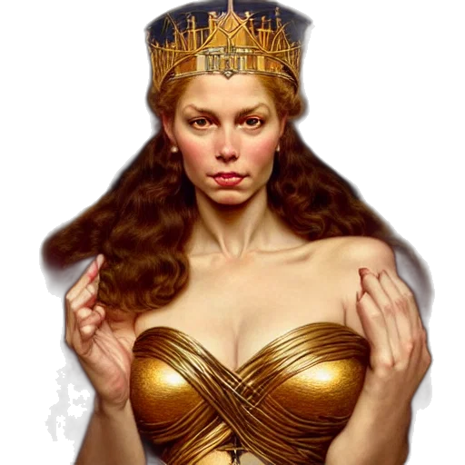 crown, jewelry, fantasy art, comic book art transparent PNG cut-out