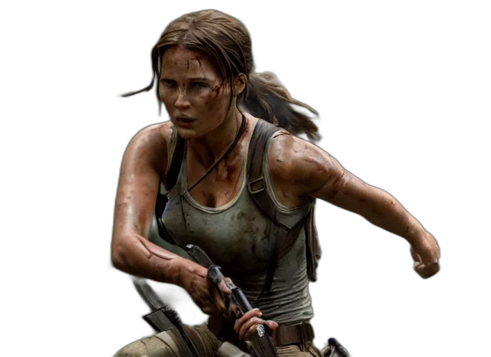 weapon, concept art, photorealistic, pixel art, comic book art, film, still, daisy transparent PNG cut-out